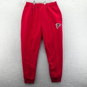 Starter Sweatpants Mens Large Atlanta Falcons Red Vintage Mid Y2k Joggers NFL